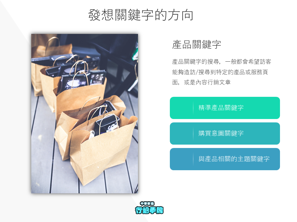 發想關鍵字