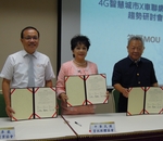 中華軟協、電電公會及車載協會共同簽屬三方合作協議書，為三方會員創造商機